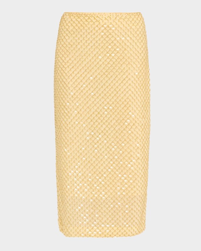 Allora Beaded Midi Skirt